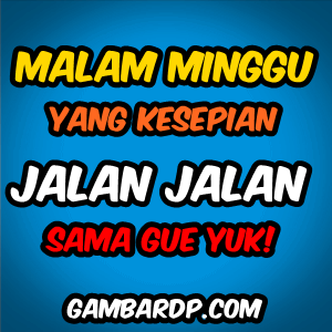 malam minggu kesepian