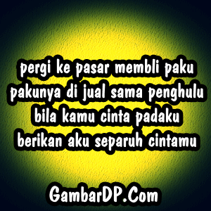 gambar dp pantun lucu